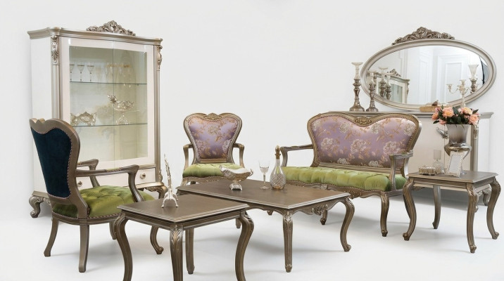 Sofa Set 2+1+1 Zit Luxe Salontafel Bijzettafel Fauteuilset 6-delig