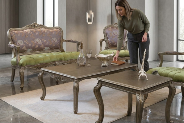 Salontafel bijzettafel woonkamer houten tafels bijzettafel luxe stijl tafel