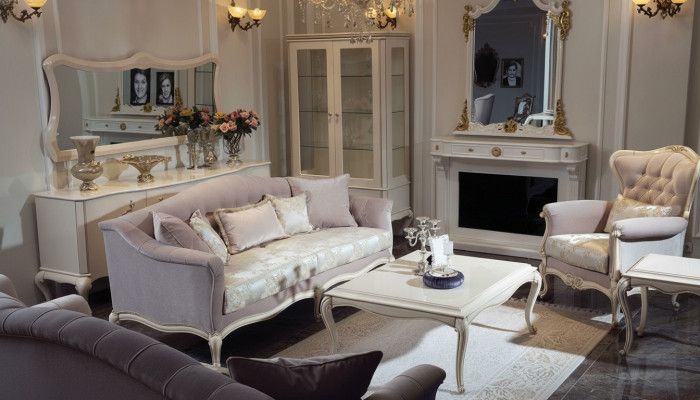 Zithoek bankstellen fauteuils 3+1-zitsbank salontafel bijzettafel set 3-delig