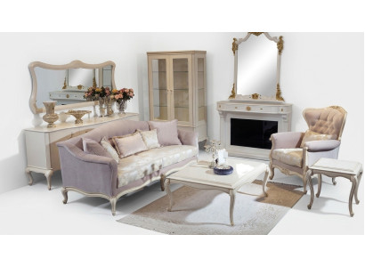 Zithoek bankstellen fauteuils 3+1-zitsbank salontafel bijzettafel set 3-delig