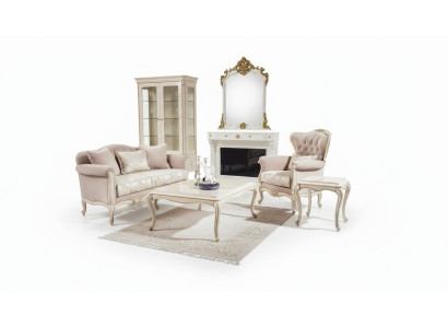 Fauteuil Oorfauteuil Luxe 1-Zits Zitbank Gestoffeerde Zitting Klassieke Zitting