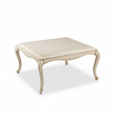 Franse salontafel Barok Rococo meubels Wit Zilver Inrichting Hout