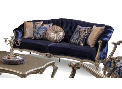 Bekleding ontwerper meubelen driezitsbank 3 zitsbanken textiel bankstellen nieuw