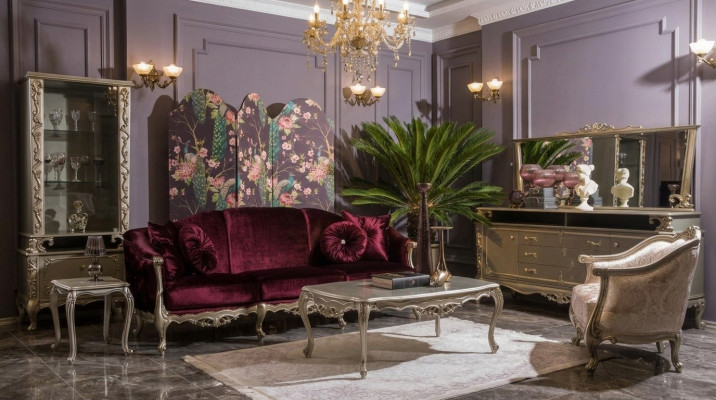 Luxe bankstel bank bijzettafel salontafel fauteuil set 5-delig. Nieuw
