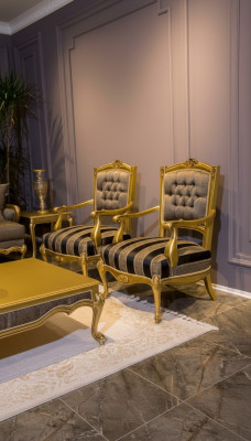 Fauteuil meubels stoelen art deco design textiel woonkamer fauteuil design nieuw