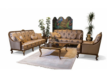 Compleet set bankstel 3+3+1-zits salontafel Designer bankstellen Bankstel 4-delig