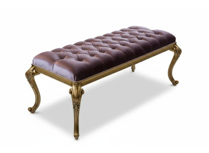 Luxe poef ontwerper Chesterfield fluweel bijzettafel gestoffeerd bank