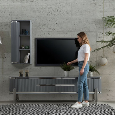 Tv-kast Luxe dressoir Commode Meubels Woonkamerkast Kasten Plank Hout