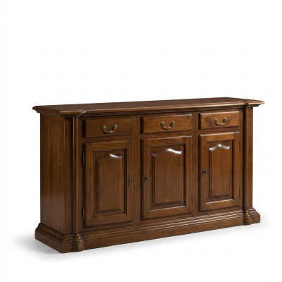 Kommode Dressoir Sideboard Bruin Hout Massief Kast Meubels Commodes Sideboards