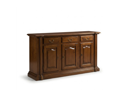 Kommode Dressoir Sideboard Bruin Hout Massief Kast Meubels Commodes Sideboards