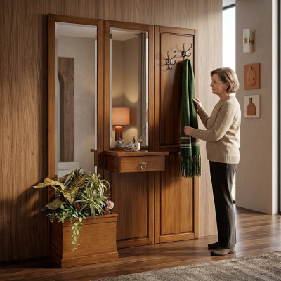 Kast Kapstok Plank Kast Kleding Meubels Kasten Kapstokken Dressoir Hout