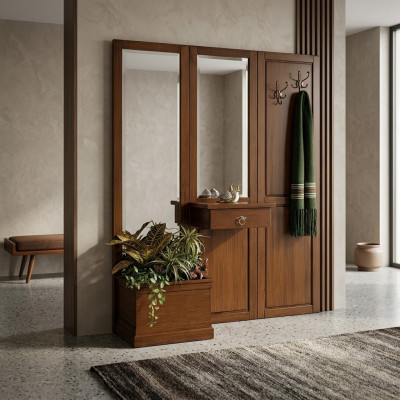 Kast Kapstok Plank Kast Kleding Meubels Kasten Kapstokken Dressoir Hout