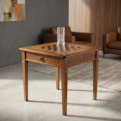 Schaaktafel Speeltafel Tafel met Schaken Miniatuur Studiemeubelen Tafels Bordspel