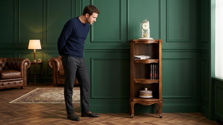 Boekenplank houten kasten ontwerp barok stijl vitrine bar kast massief