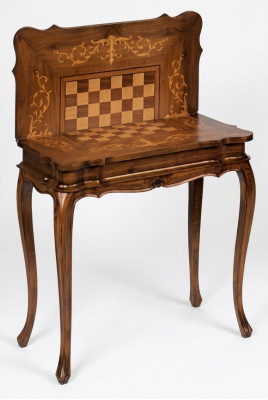 Speeltafel Schaak Schaken Tafel Hout Tafels Het spel Meubelen Antiek Stijl Nieuw