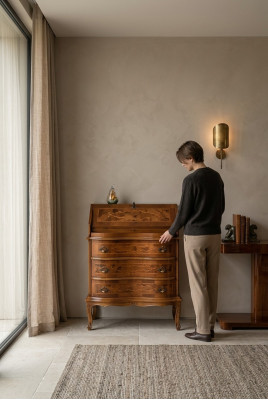 Luxe ladekast dressoir kast kapstok dressoir meubels antieke stijl hout nieuw