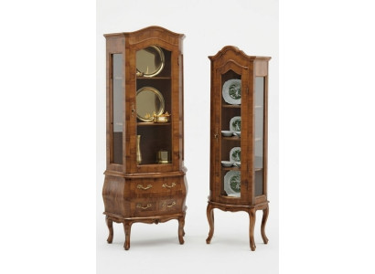 Luxe vitrinekast Klassieke vitrines Woonkamer kasten Dressoir Hout Nieuw.