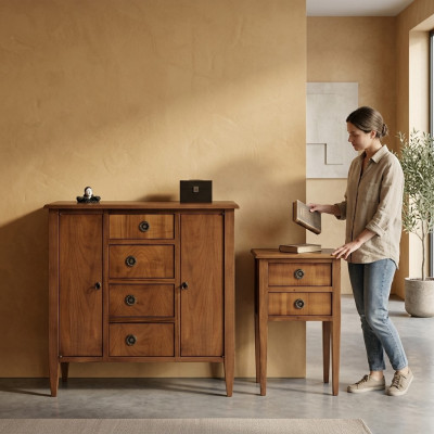 Nachtkastje Nachtkastje Commode Console Bijzettafel Luxe Bijzettafel Tafel Nieuw