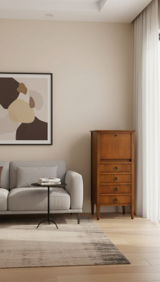 Bar kast, barglazen kast, vitrine, woonkamer, designer plank, meubels, hout, huis, muur
