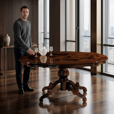 Klassieke salontafel Tafel Woonkamer tafels Barok Houten salontafels Koffie