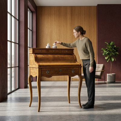 Tafels Bureau bureau tafel Edel hout Barok Rococo Antiek Stijl Meubels Luxe