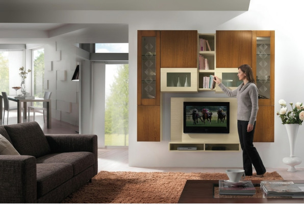 Woonkamer rtv muurkast plank tv houten kasten vitrinekast wandrekken Italië Nieuw Woonkamer tv-wandkast plank tv-houten kasten vitrinekast wandrekken Italië Nieuw
