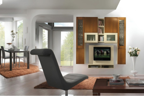 Woonkamer rtv muurkast plank tv houten kasten vitrinekast wandrekken Italië Nieuw Woonkamer tv-wandkast plank tv-houten kasten vitrinekast wandrekken Italië Nieuw