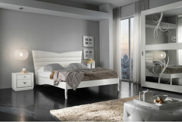 Slaapkamerbed nachtkastje set groep tweepersoonsbedden bedden nieuw set 3-delig.