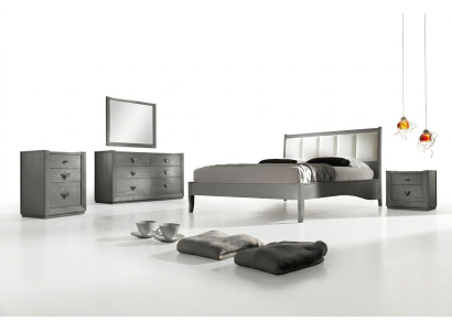 Slaapkamer Bed Nachtkastje Commode Spiegel Garnituur Groep Dubbel Nieuw Set 5-delig