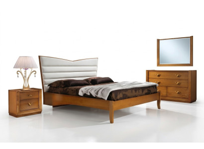 Luxe slaapkamerbed tweepersoonsbed hout gestoffeerde bedden tweepersoons bedframe modern