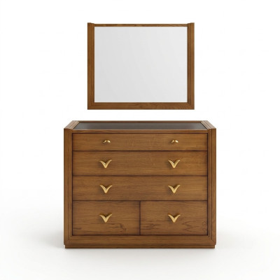 Ladenkast Spiegel Set Groep LadenConsole Houten Kast Plank Nieuw Set van 2 stuks