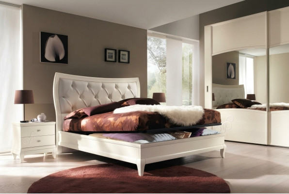 Slaapkamer Bed Nachtkastje Tweepersoonsbed Moderne bedframe Beddengoed Set 3-delig.