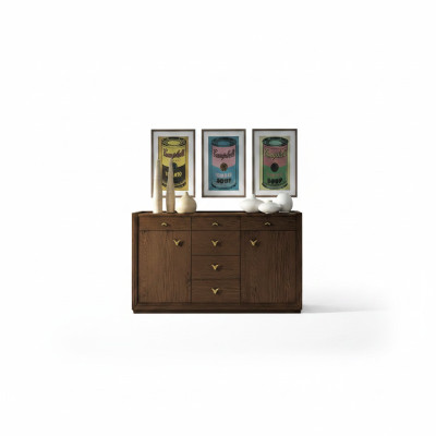 Kast Sideboard Kast Luxe ladenkast rekken meubels houten kast Italië.