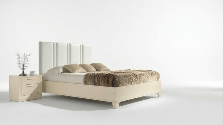Slaapkamer Bed Nachtkastje Hout Bedden Tweepersoonsbedden Bedframe Nieuwe Set 3-delig