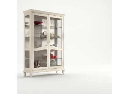 Luxe etalage vitrine vitrines glazen kast houten rek modern kasten nieuw