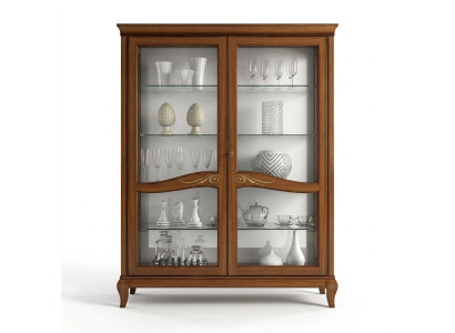 Vitrine Luxe etalage Vitrines Glazen Kast Houten Plank Modern Kasten Nieuw