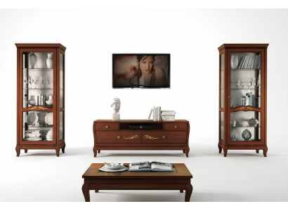 rtv Set 3-delig. Woonkamer vitrine TV Moderne houten meubelen kast Stijl Nieuwe groep