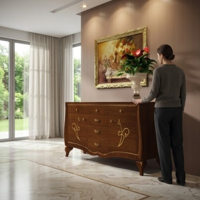 Dressoir commode xxl kast luxe commodes kast rek console meubels nieuw