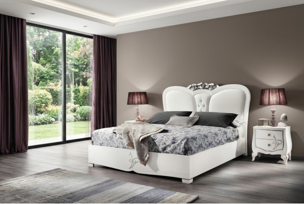 Slaapkamer Bed Nachtkastje Bedden Luxe Bedframe Dubbele Nachtkastjes Set 3-delig