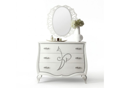 Ladenkast Spiegel Ladenkast Kast Luxe plank Console Meubelgroep Nieuw Set 2-delig.