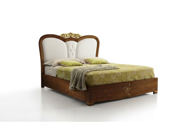 Bed luxe bedden bedframe hout tweepersoons slaapkamer modern met bedfunctie