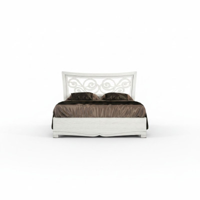 Bedframes Bed Double bed Beds Upholstered Wood Designer Double bed frame White