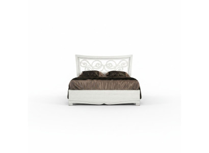 Bedframes Bed Double bed Beds Upholstered Wood Designer Double bed frame White
