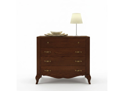 Set van 2 stuks commode spiegelgroep houten dressoir meubels kast