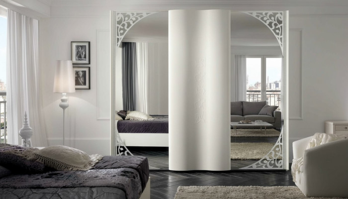 Kledingkast Kast Luxe zweefdeuren Slaapkamerontwerp Kasten Hout Nieuw