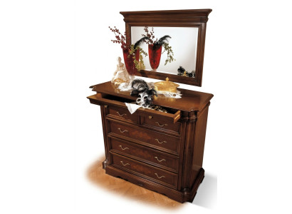 Laden Dressoir Sideboard Massief Houten Kast Meubels Laden Bruin