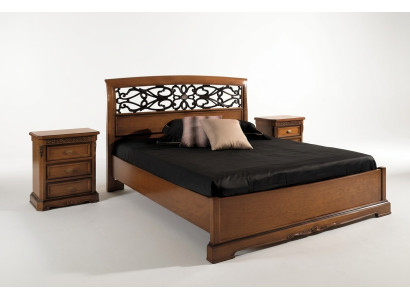 Houten tweepersoonsbed bedden massief houten slaapkamermeubilair Vaccari cav giovanni bed