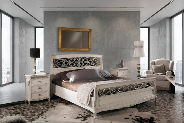 Bed - Bedroom Furniture - Double Bed - Design Beds - Solid Wood - Vaccari cav giovanni