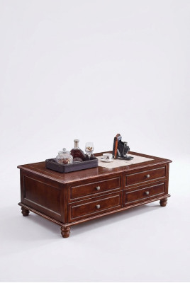 Klassieke salontafel tafel woonkamer hout salontafels met laden