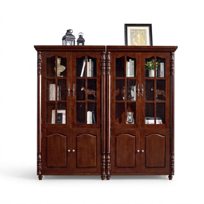 Boekenkast Vitrine Vitrinekast Plank Houten kast Boekenkast